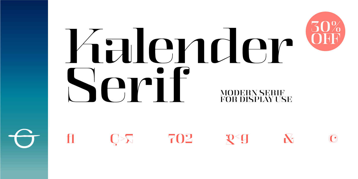 Przykładowa czcionka Kalender Serif #16